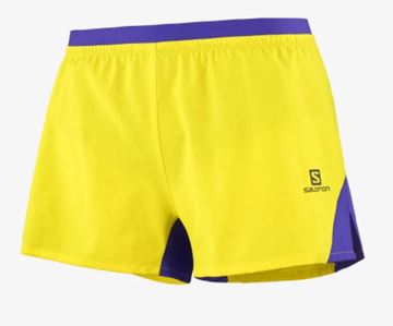 Picture of SALOMON - CROSS 3 SHORTS M YELLOW